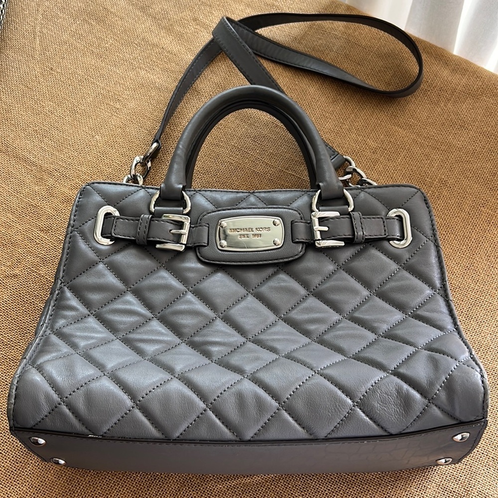 Michael Kors Gray Quilted Women's Bag